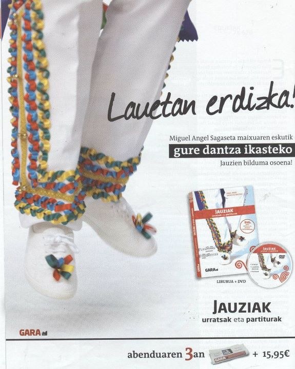 "Jauziak. Urratsak eta partiturak" Liburu+DVDaren zozketa