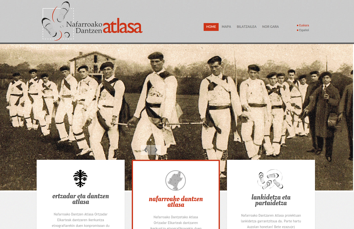 Nafarroako Dantzen Atlasa sarean dago dagoeneko