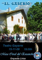 Oberenak Gayarren eskainiko den El Caserio Zarzuelan dantzatuko du Oberenak Gayarren eskainiko den El Caserio Zarzuelan dantzatuko du