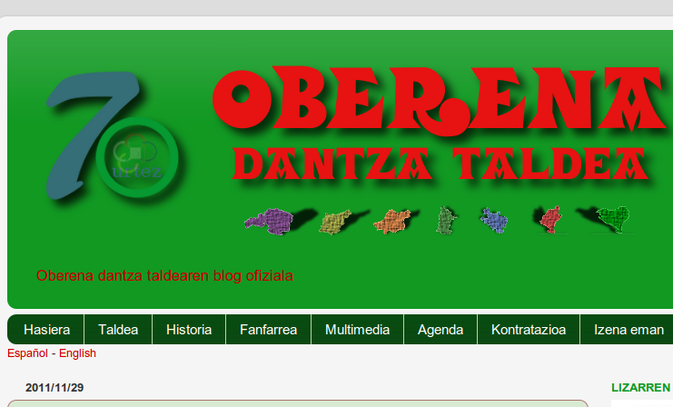 Oberenako dantzarien eguna 70. urteurrenean
