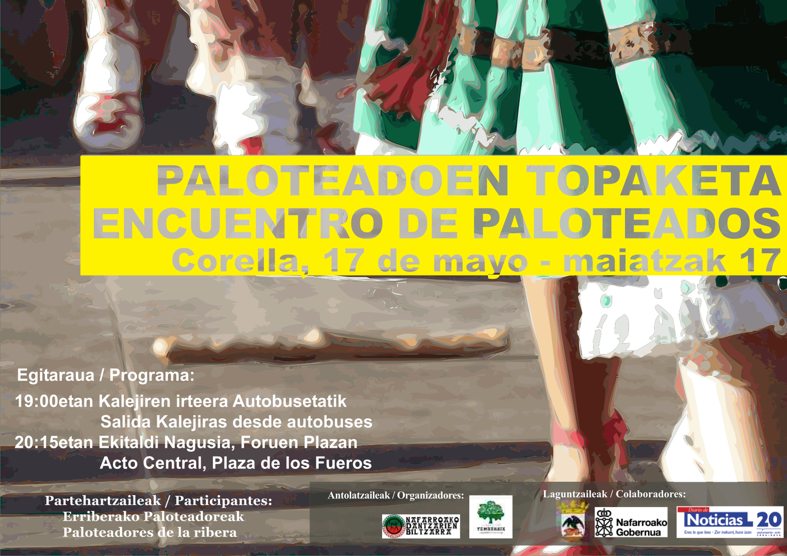 Paloteadoen Topaketa larunbat honetan Corellan