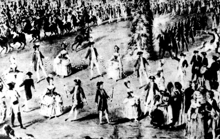 Pamperruque dantzari buruzko hitzaldi dantzatua Jon Olazkuagan eskutik