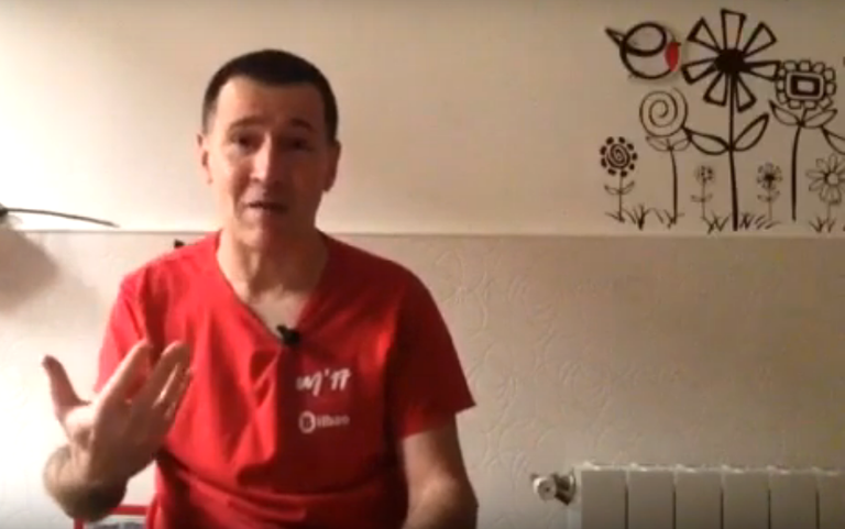 Patxi Laborda: "Pilota etorri zaigu eta ahal dugun moduan erantzuten ari gara"