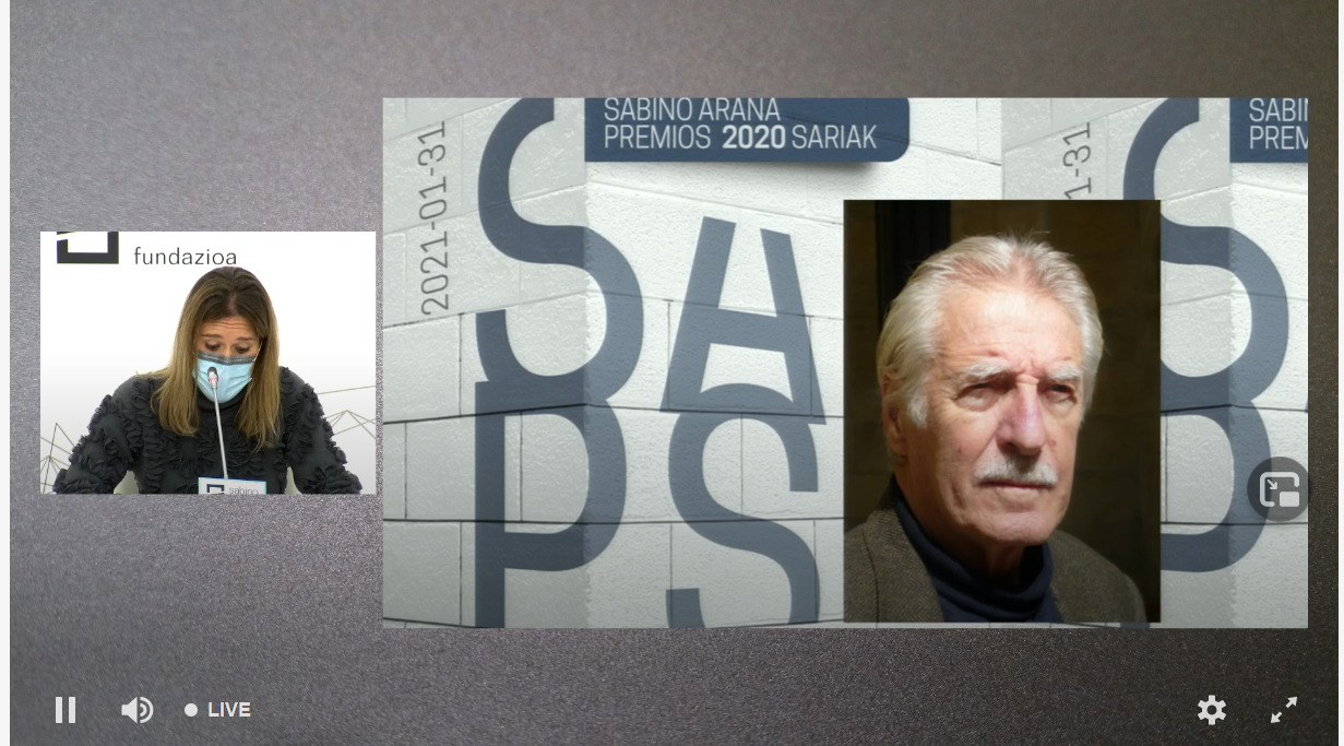 Sabino Arana saria Juan Antonio Urbeltzi