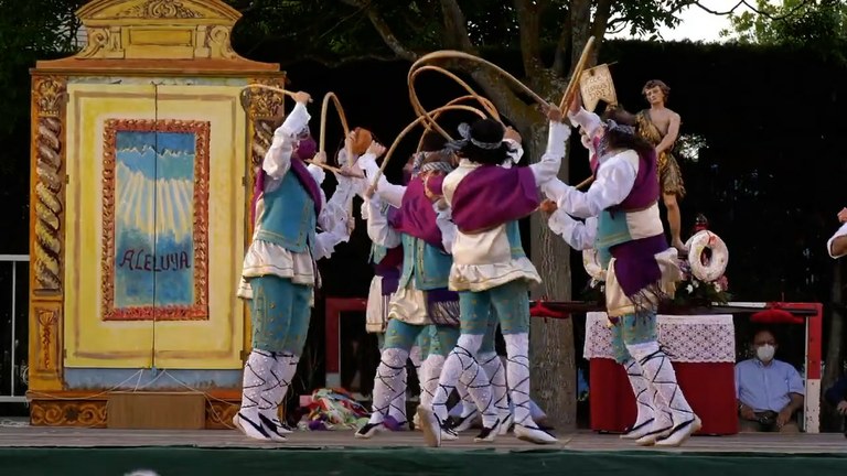 Tuterako San Joango paloteadoa Nafarroako dantzen atlasean