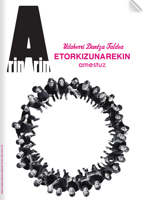 Arin-arin urtekarian 2013ko jardueren berri eman du Udaberri dantza taldeak