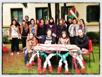 Zarauzko Mollarri eta Iratzarri dantza taldeek bat egin dute Zarauzko Mollarri eta Iratzarri dantza taldeek bat egin dute