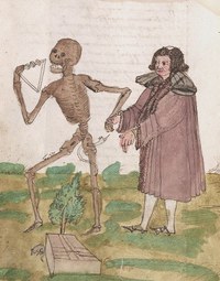 Vergänglichkeitsbuch 204 097v Totentanz r