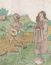 Vergänglichkeitsbuch 214 102v Totentanz r