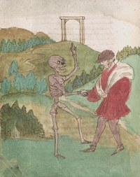 Vergänglichkeitsbuch 262 126v Totentanz r