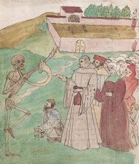 Vergänglichkeitsbuch 266 128v Totentanz r