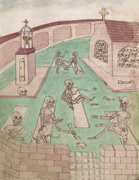 Vergänglichkeitsbuch 268 129v Totentanz r