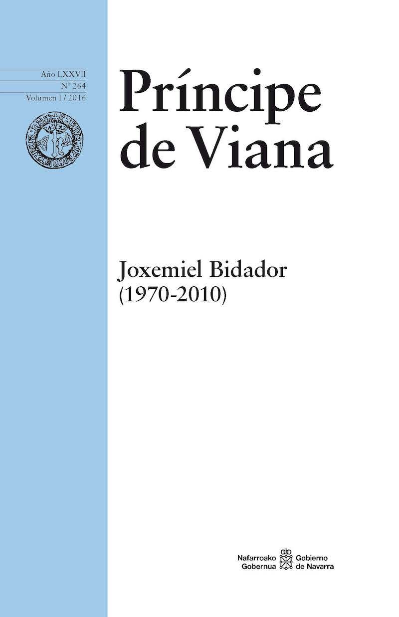 Principe de Viana, Joxemiel Bidador (1970-2010)