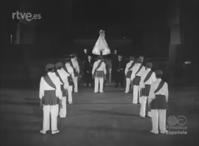 Arantzazu 1957 San Migel dantza