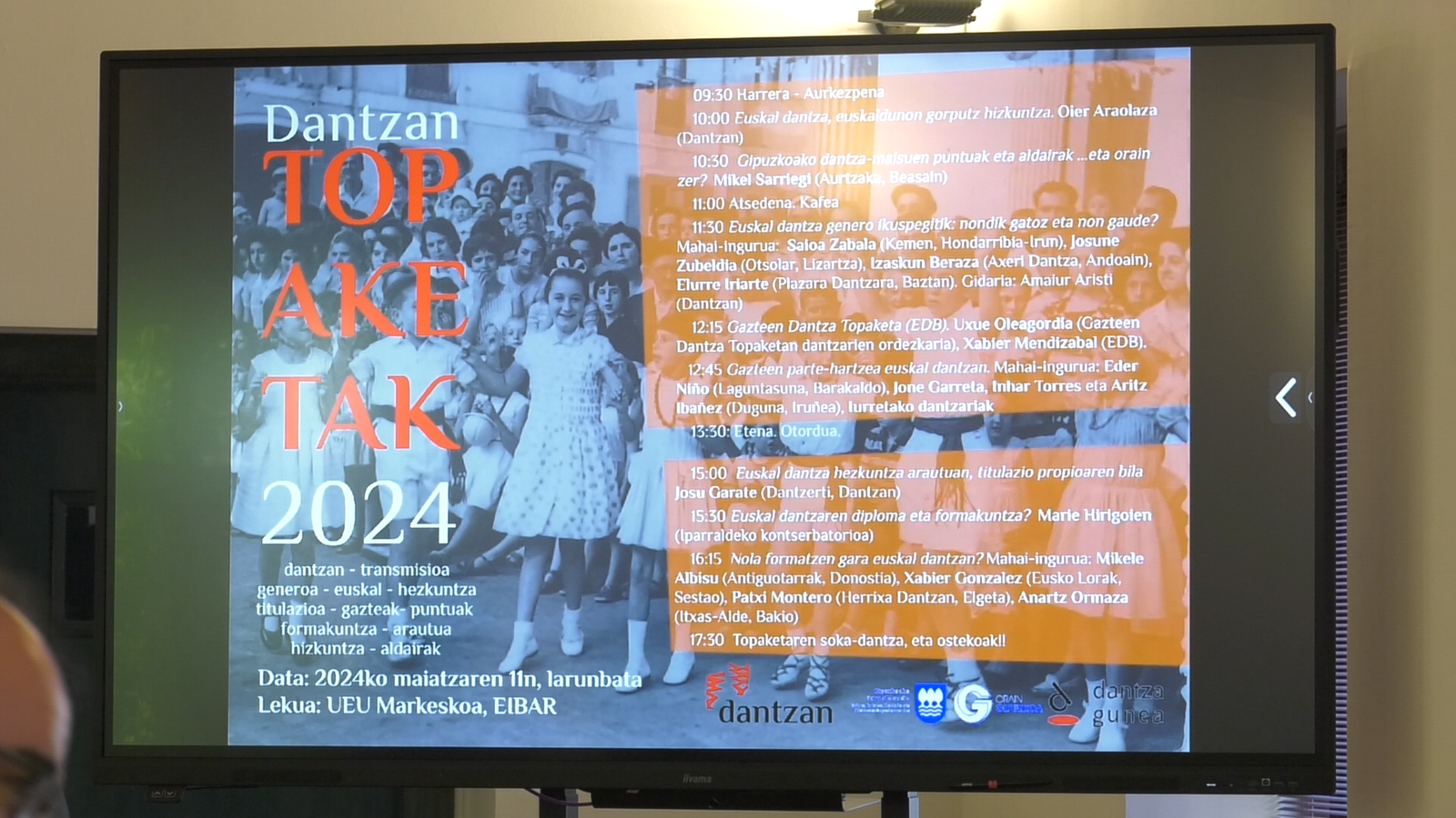 Dantzan topaketak 2024: Dantzarien hitzak