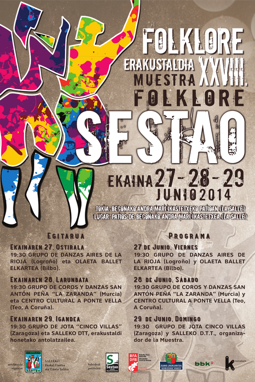 Sestaoko XXVIII. Folklore erakustaldia