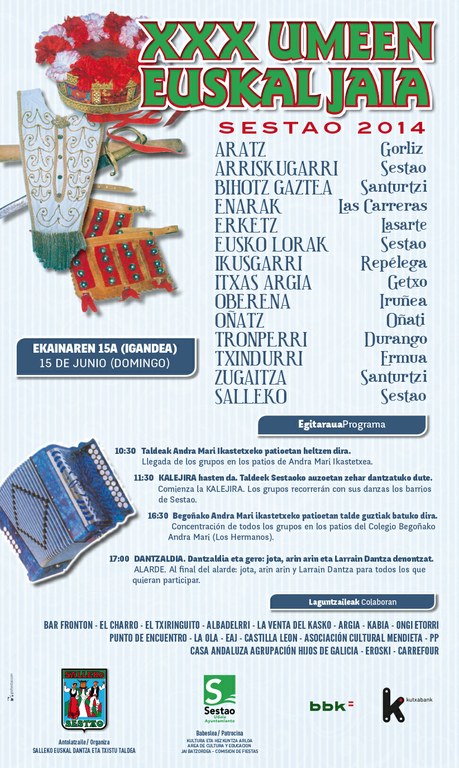 XXX Umeen Euskal Jaia 2014