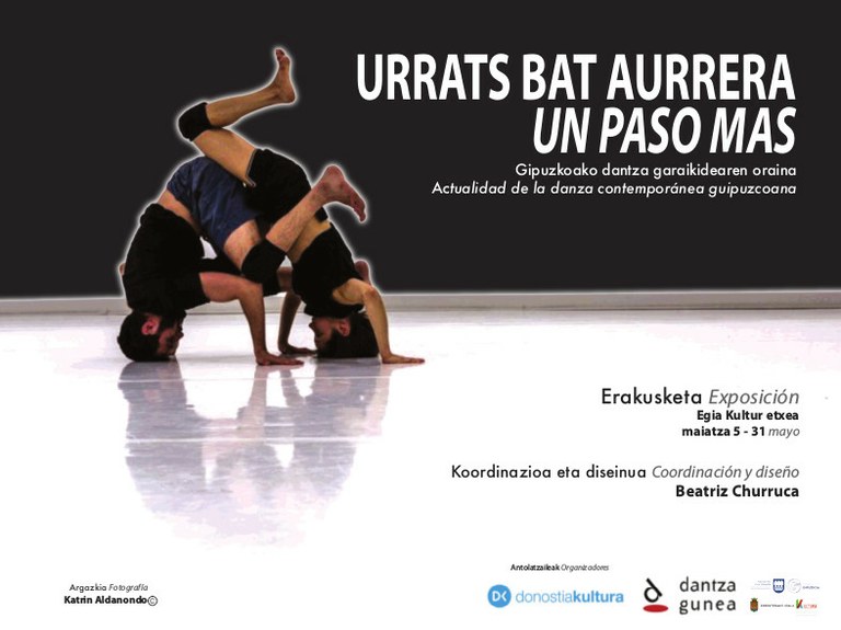Erakusketa: "Urrats bat aurrera, Gipuzkoako dantza garaikidearen oraina", Gazteszenan maiatzean