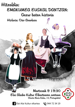 Hitzaldia: Emakumea euskal dantzan: Gezur baten historia