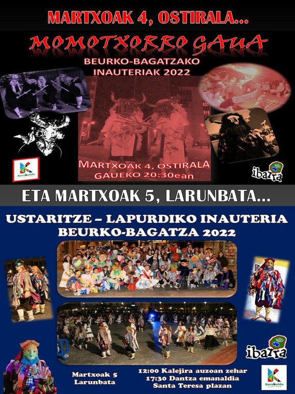 Beurko- Gagatzako inauteriak 2022 (Barakaldo) Beurko- Gagatzako inauteriak 2022 (Barakaldo)