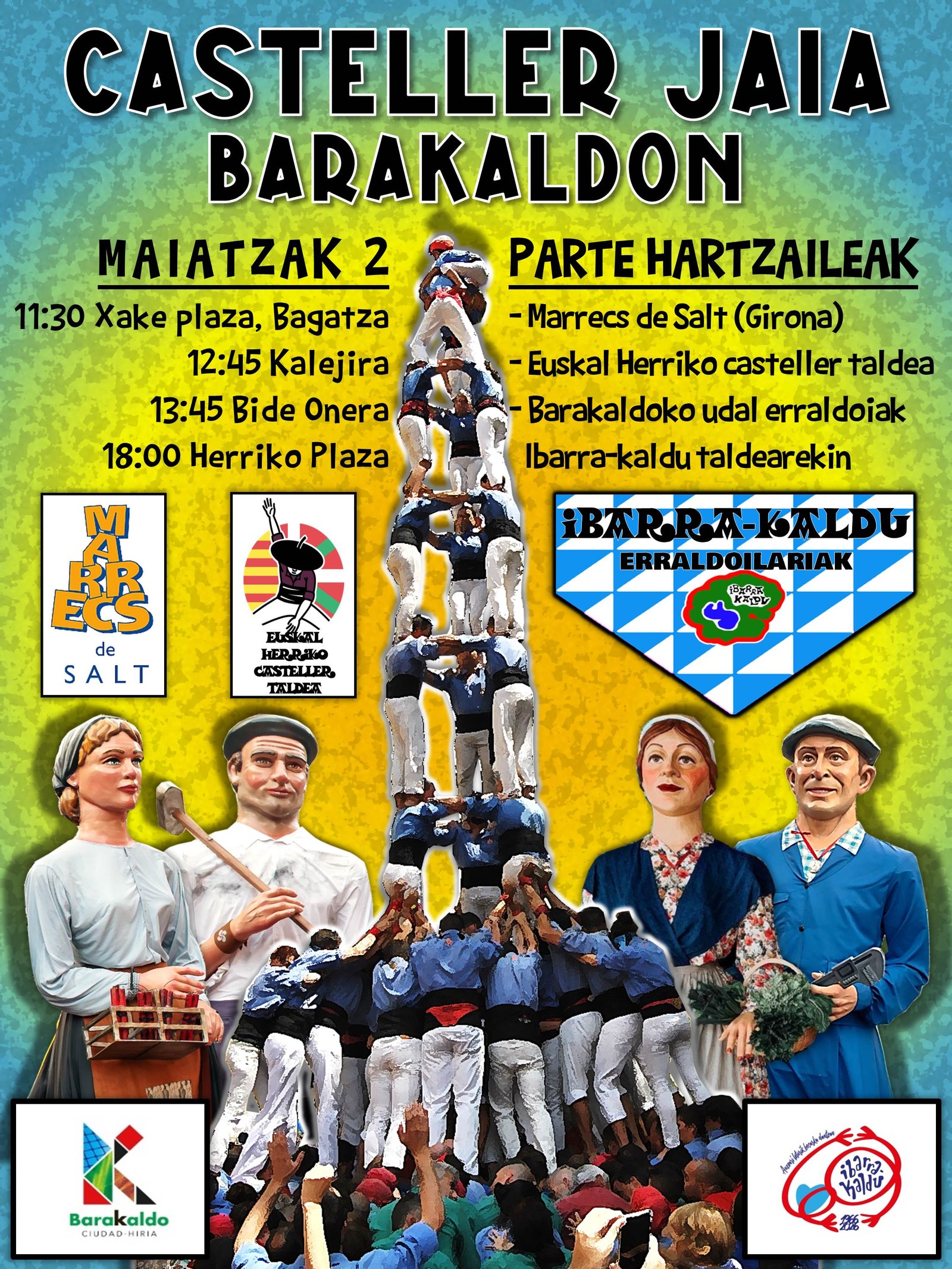 Casteller jaia Barakaldon