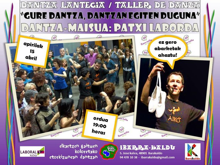 Dantza-lantegia Patxi Labordarekin Ibarra-kaldun