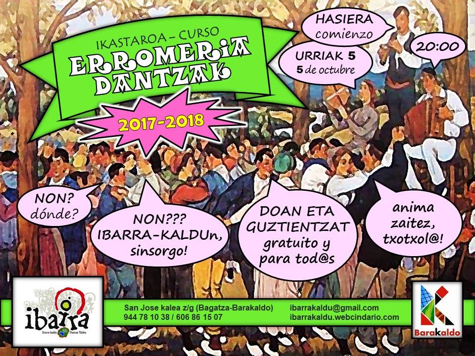Erromeria ikastaroa Barakaldon.