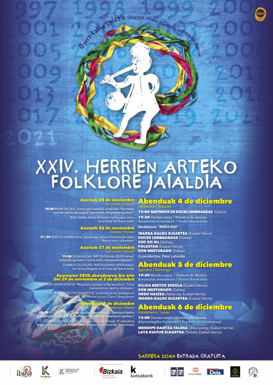 Herrien arteko 24. Folklore Jaialdia: Barakaldoko jaialdiak 25 urte