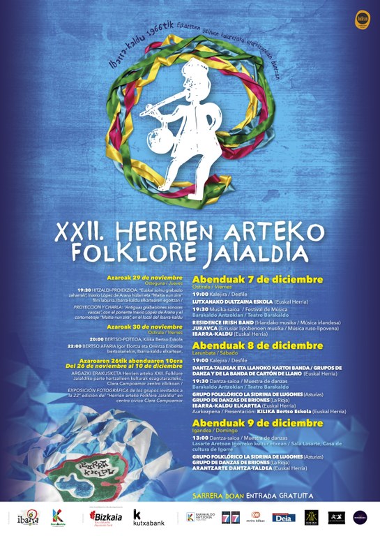 “Herrien Arteko Folklore Jaialdia” berriz itzuliko da Barakaldora, 22. edizioarekin
