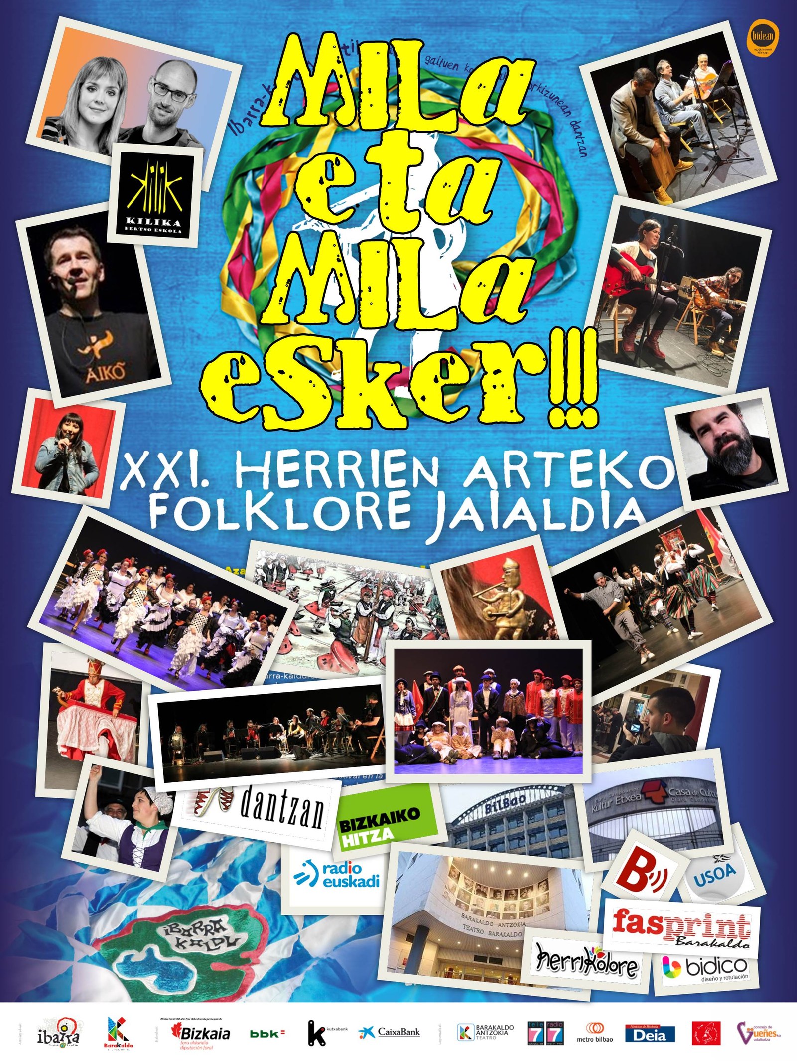 Herrien arteko XXI. Folklore Jaialdia: mila eta mila esker!!!
