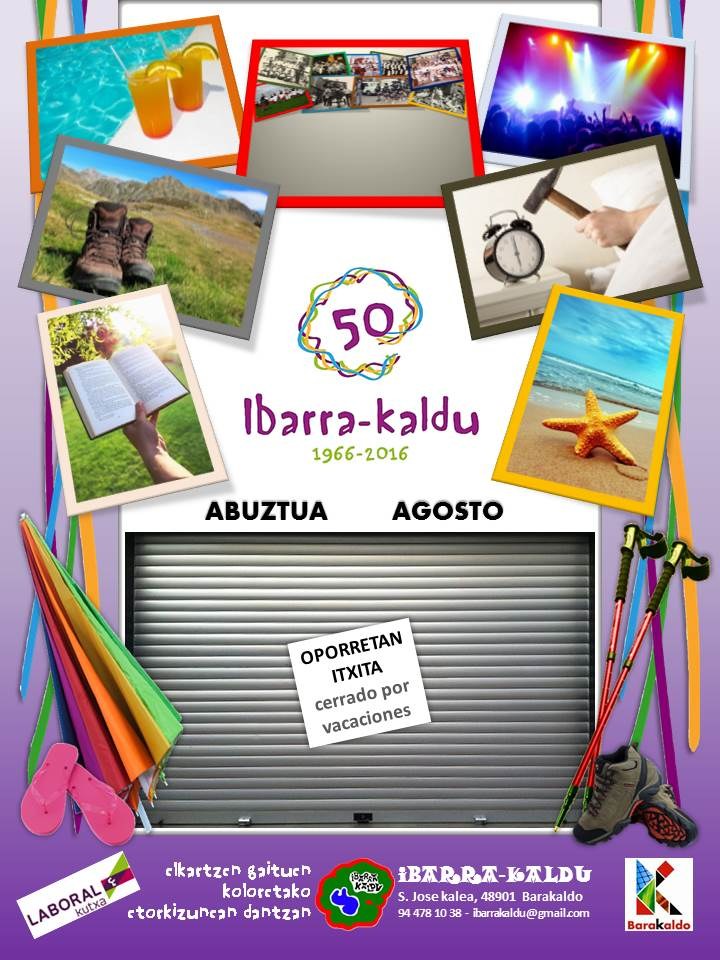 ibarra-kaldu: Abuztuko prentsa oharra
