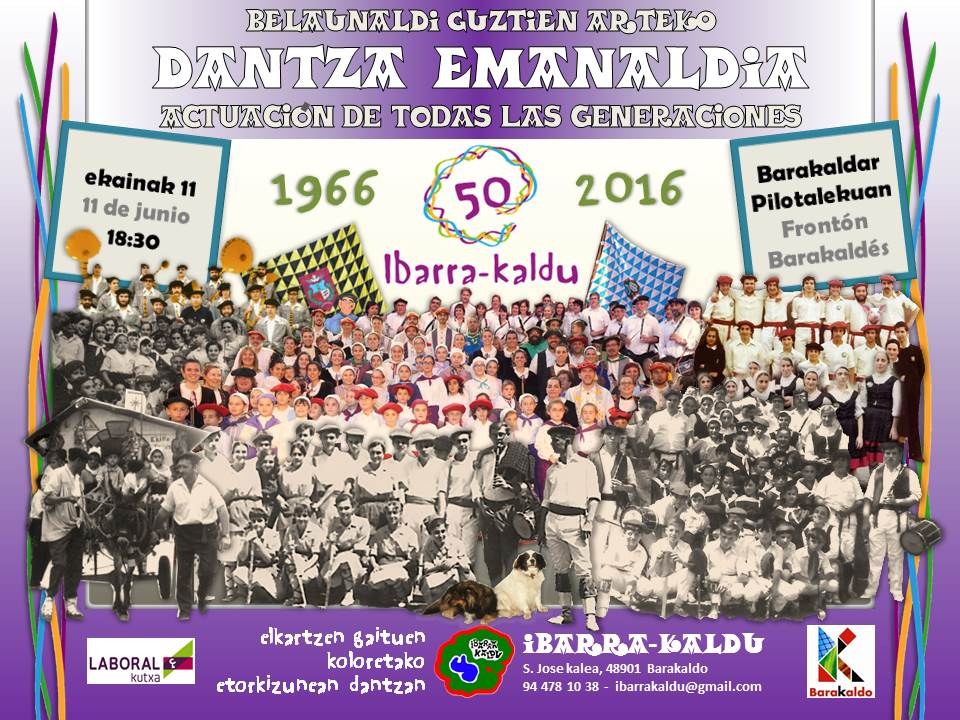 Ibarra-kalduren 50. urteurrena: Ekitaldi nagusia