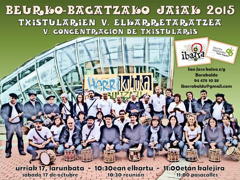 Txistularien V. Elkarretaratzea Beurko-Bagatzako Jaietan