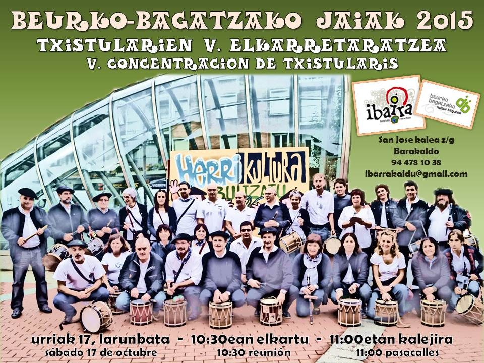 Txistularien V. Elkarretaratzea Beurko-Bagatzako Jaietan