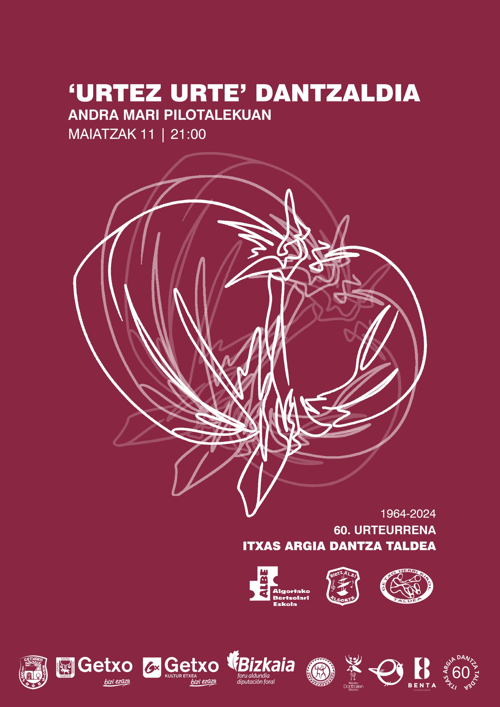 60. urteurrena: 'Urtez urte' dantzaldia