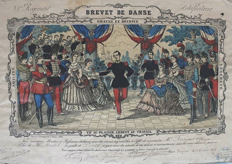 Armadan irakasten zen dantza