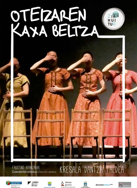 Kresala taldearen "Oteizaren kaxa beltza" dantza estreinaldia Kresala taldearen "Oteizaren kaxa beltza" dantza estreinaldia