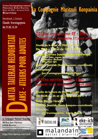 Helduentzako dantza ikastaroa eta Jon doniko dantzaldia 