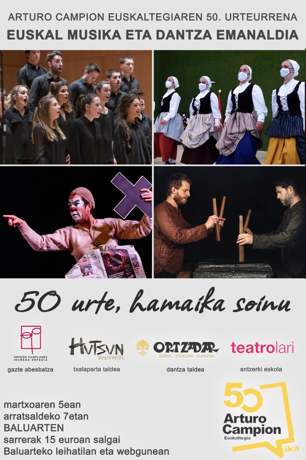 50 urte, hamaika soinu