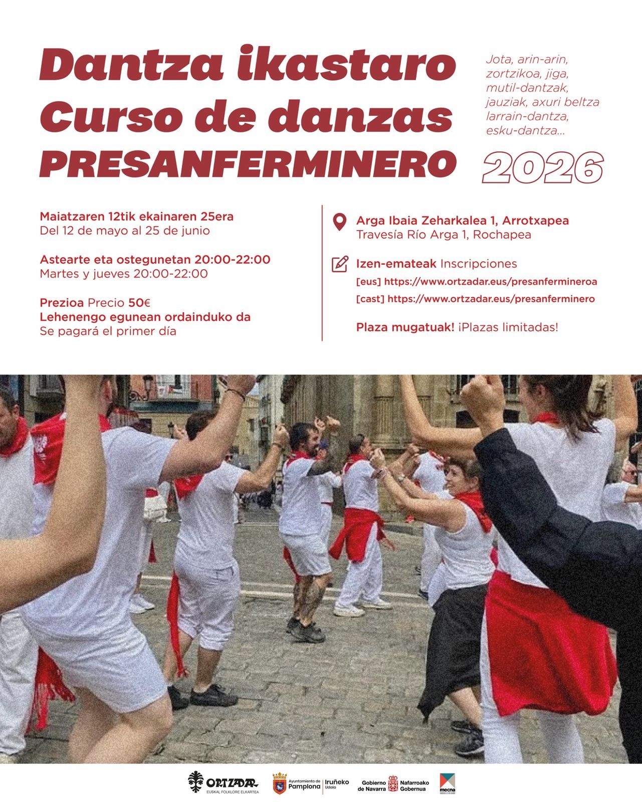 Dantza Ikastaroa Presanfermineroa