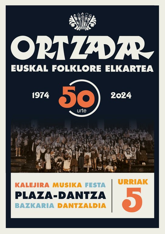 Ortzadarrek dantza eta musikarekin ospatuko du bere 50. urteurrena