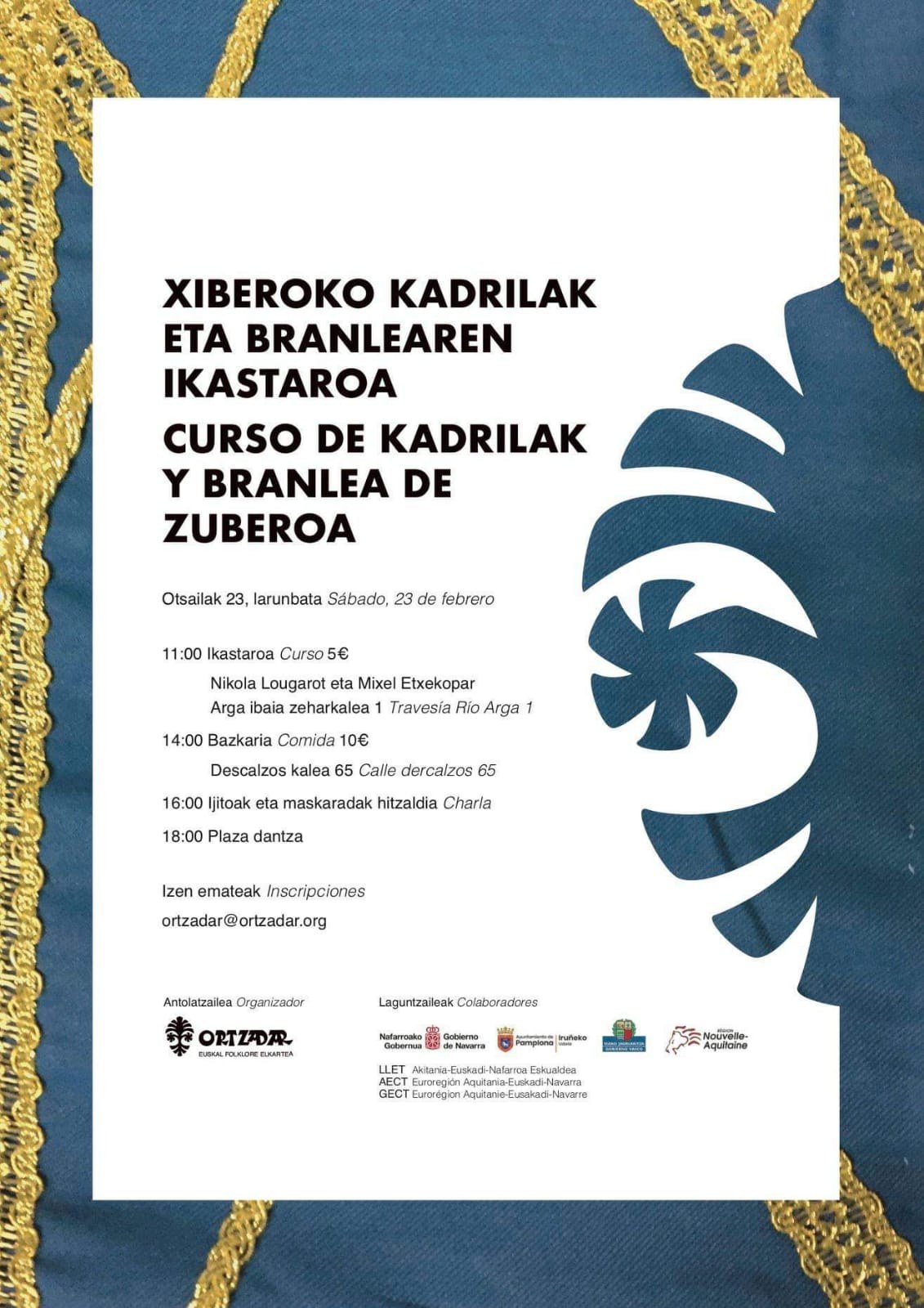 Xiberoko kadrilak eta branlearen ikastaroa