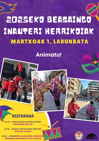 2025eko Beasaingo Inauteri herrikoiak