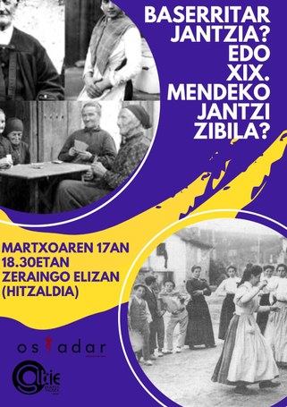 Hitzaldia: Baserritar jantzia edo XIX. mendeko jantzi zibila?