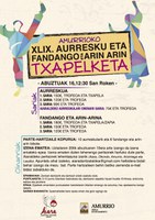 Amurrioko XLXI. Fandango eta Arin-arina eta Aurresku txapelketa Amurrioko XLXI. Fandango eta Arin-arina eta Aurresku txapelketa