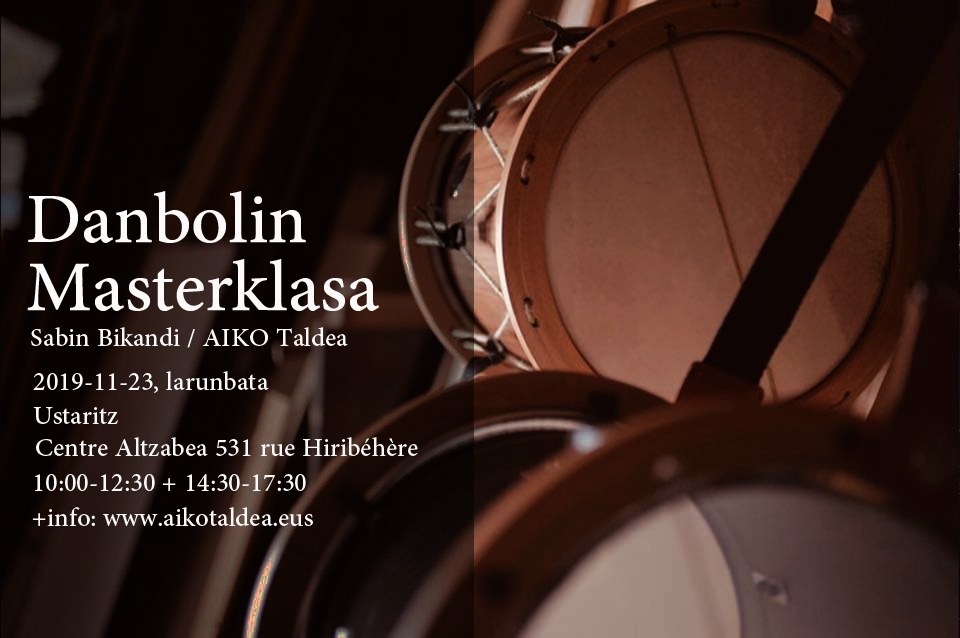 Aiko drums: Danbolin Masterklasa