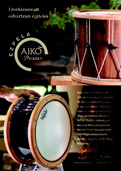 Danbolin eta atabal masterklasa Aiko Drums by Ezpela