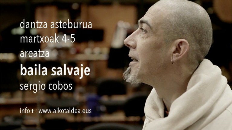 Baila Salvaje, dantza asteburua Sergio Cobos maisuarekin Baila Salvaje, dantza asteburua Sergio Cobos maisuarekin