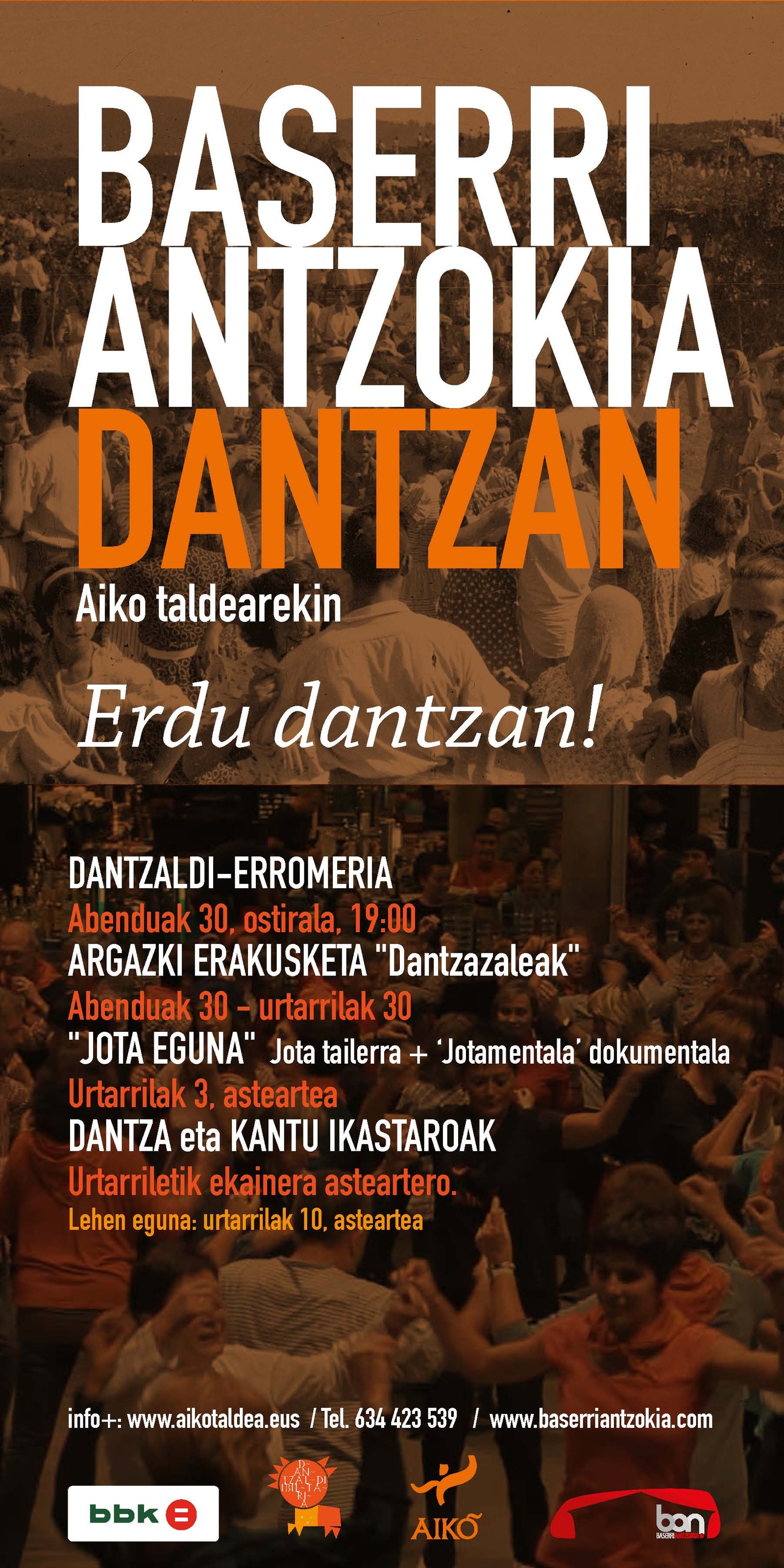 Derioko Baserri Antzokia Aiko Taldearekin dantzan