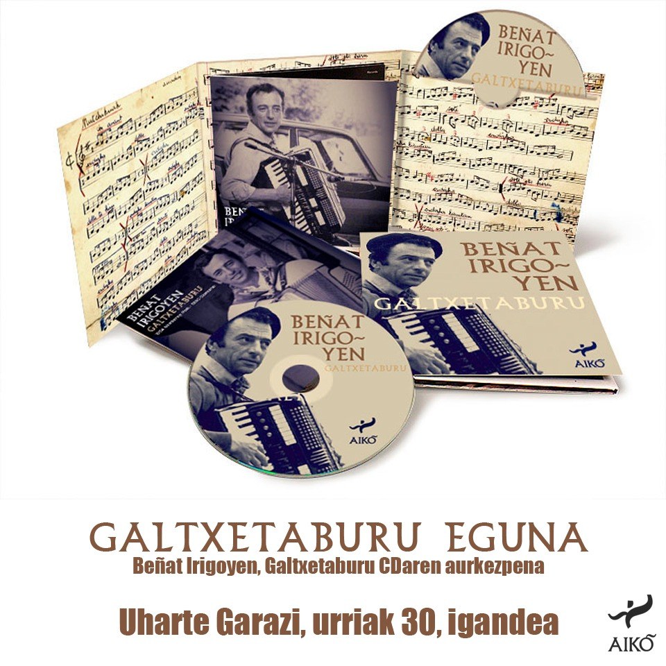 Galtxetaburu Eguna: Beñat Irigoyen, Galtxetaburu CDaren aurkezpena